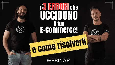 I 3 ERRORI che UCCIDONO le vendite del tuo E-commerce