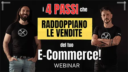 I 4 PASSI che RADDOPPIANO LE VENDITE del tuo E-Commerce!
